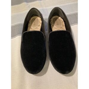 Birdies Starling Flats Black Velvet 7.5 Cozy Classic Glam Luxury Slip On